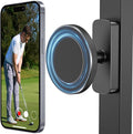 Magnetic Golf Cart Phone Holder, Phone Mount Compatible with MagSafe iPhone 12-17, 20X N52 Dual Magnets, Cradle-Free, Fits EZGO/Club Car/Yamaha/Icon, Golf Cart Accessories for Men, Gifts for Golfers