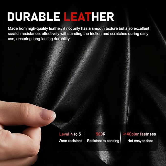 Car Door Cup Holder, Leather Backseat Cup Holder for Car, Multifunctional Clip On Storage Box for Beverage Phones Keys Snacks, Universal Storage Organizer Accessory (Brown)