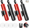 4PCS Safehammer - Upgraded Safe Hammer Glass Breaker Under Water, Window Breaker Tool for Emergency Land and Under Water Escape Seat Belt Cutter and Glass Breaker for Automotive Accidents
