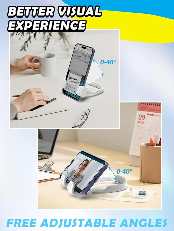 Valentines Day Gifts for Men Women Teens Kids: Thumbs Up Lazy Phone Stand Holder for Desk Funny Gadgets for Teenage Boys Girls Dad Father Mother Mom Son Daughter Husband Wife Adults Gifts for Easter