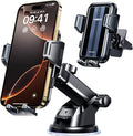 VANMASS 【85+LBS Strongest Suction & Military-Grade Ultimate Car Mount【Patent & Safety Certs】 Cell Phone Holder Truck Stand for GPS Vehicle Dashboard Windshield Vent for iPhone Samsung, Carbon Black