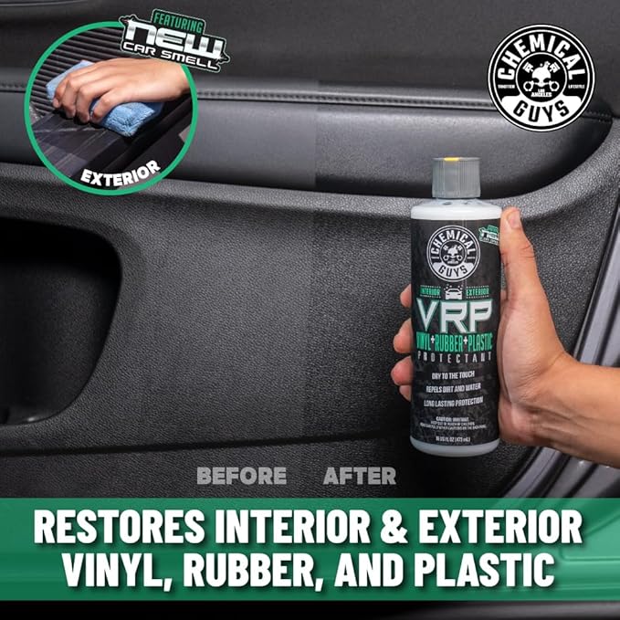 Chemical Guys Keep Your Car New Kit, Ideal for Cleaning and Detailing. Includes New Car Scented VRP, Total Interior, Air Freshener, and 3 Detailing Towels - 6 Piece Kit