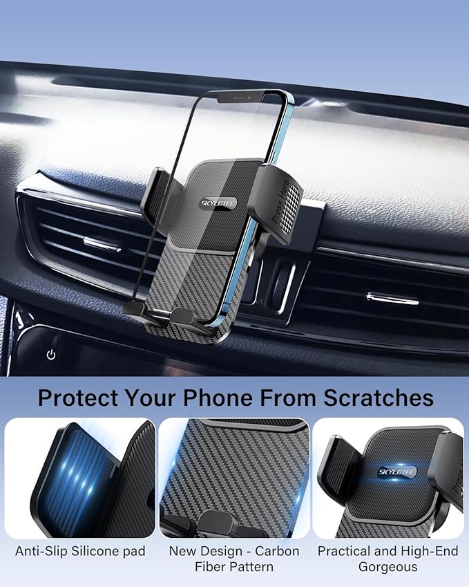 SKYLOTEC Car Phone Holder for Toyota Corolla 2020-2025/Corolla Cross Hybrid Hatchback 2022-2025 Accessories Automobile Cradles Phone Mount, Cell Phone Base Not Block Air Vent