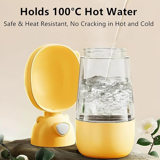 2 in 1 Dog Water Bottle with Food Container, Portable Dogs Water Dispenser, Outdoor Drink Bottles for Puppy, Cat, Pet, Essential Items for Travel, Walking, Hiking, Pet Accessories (Blush Beige)