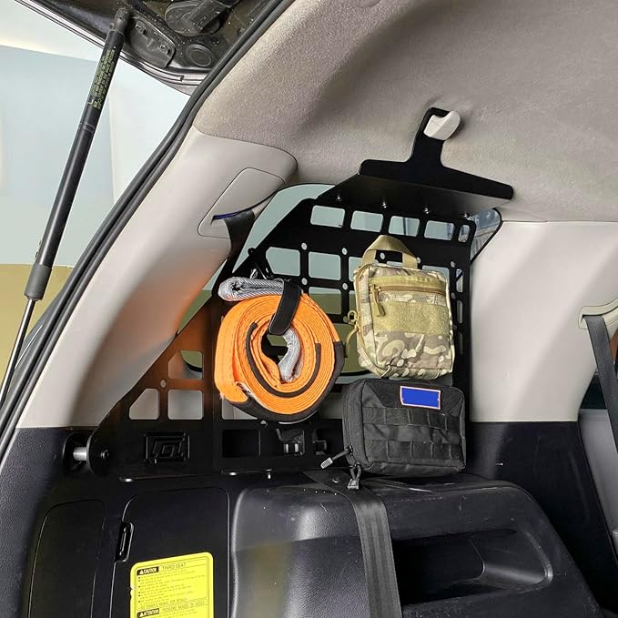 HIGH FLYING for Toyota 4Runner 2010-2024 Car Accessories Modular Storage Molle Panel Shelf System Luggage Carrier Trunk Organizer Aluminum