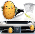 Cute Car Air Freshener Clips Potato Car Vent Clip Potato Cars Scents Cologne Air Conditioner Clip Auto Vent Interior Decoration Cars Accessories Potatos Loves Gifts for Women Men