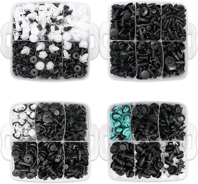 Car Retainer Clips 1101 PCS Car Door Panel Trim Clips Kit 32 Most Popular Sizes Cars Body Kits 1 Pcs Fastener Remover for Ford GM Toyota Honda Chrysler BMW Benz Nissan Subaru Audi Mazda