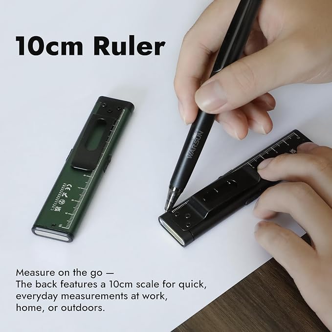 WARSUN Compact Multi-Mode Pocket LED Flashlight - 675LM, USB-C Rechargeable, IPX4, Dual Material, Red/Blue Strobe, for Everyday Carry & Travel