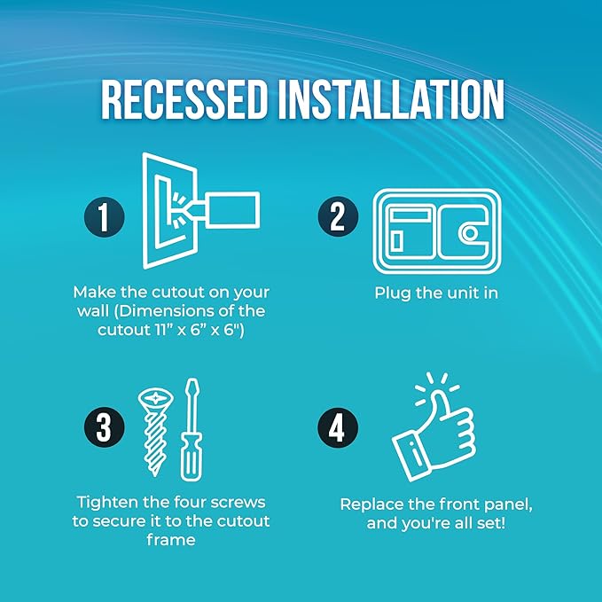 InterVac RoadVac CS-8 with Kit, RV Vacuum for Boats, Kitchens & Tiny Homes, Compact Central Vacuum, Superior Central Vacuum Accessories, Wall-Mounted, W/ 35" Stretch Hose
