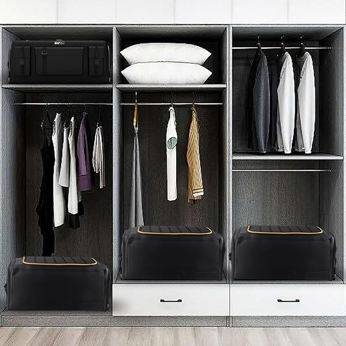 Car Trunk Organizer Large Capacity Oxford Fabric 3 Layers Collapsible Design Car Storage Organizer for Car Trunk(60L)