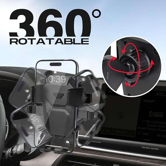 Car Phone Holder for 2020 2021 2022 Kia Telluride Accessories,Adjustable GPS Telluride Phone Mount ONLY for 10.25-inch Screen,Hands-Free Ultra Stable Phone Stand for All Phones