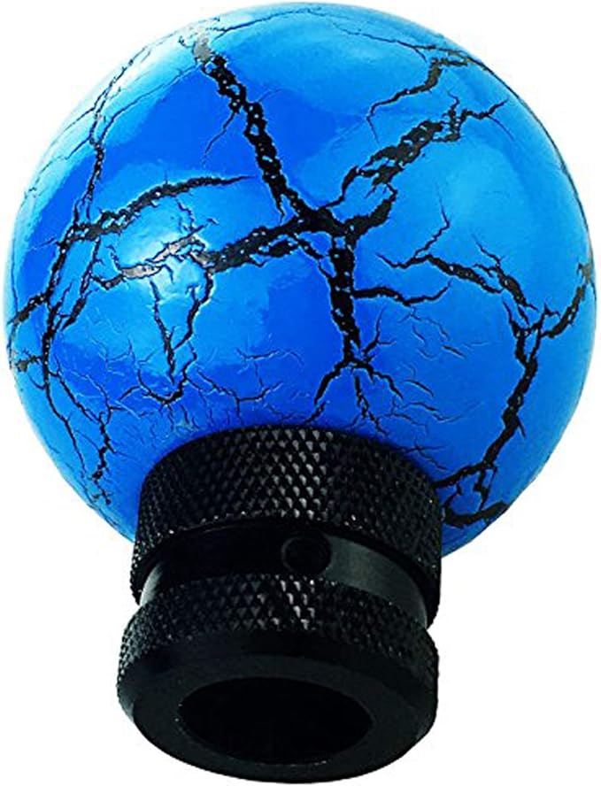 Lunsom Gear Shifter Knob, Resin Shift Ball Round Head Stick Handle Fit Most Automatic Manual Transmission Car (Blue)