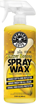 Chemical Guys Blazin' Banana Spray Wax, Natural Carnauba Gloss, Safe for Cars, Trucks, SUVs, RVs & More, Extra Large 32 fl oz