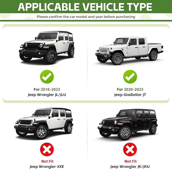 Magnetic Phone Mount Holder for 2018-2023 Jeep Wrangler JL JLU & 2020-2023 Gladiator JT Magnet Dash Cell Phone Cradles Adjustable Phone Stand Accessories for Jeep JL/JT(Not for 4XE/JK/2024+)