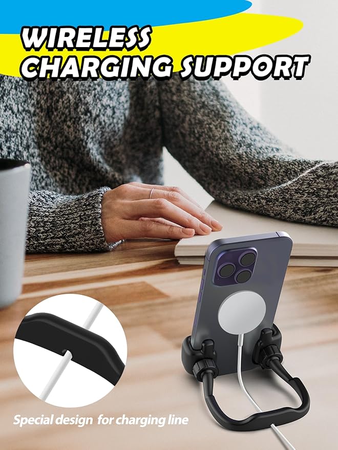 Valentines Day Gifts for Teens Boys Kids Him Men: Thumbs Up Lazy Phone Stand Cell Phone Holder for Desk Funny Gifts for Girls Teenage Women Husband Wife Dad Cool Gadgets Easter Stuff Birthday Ideas