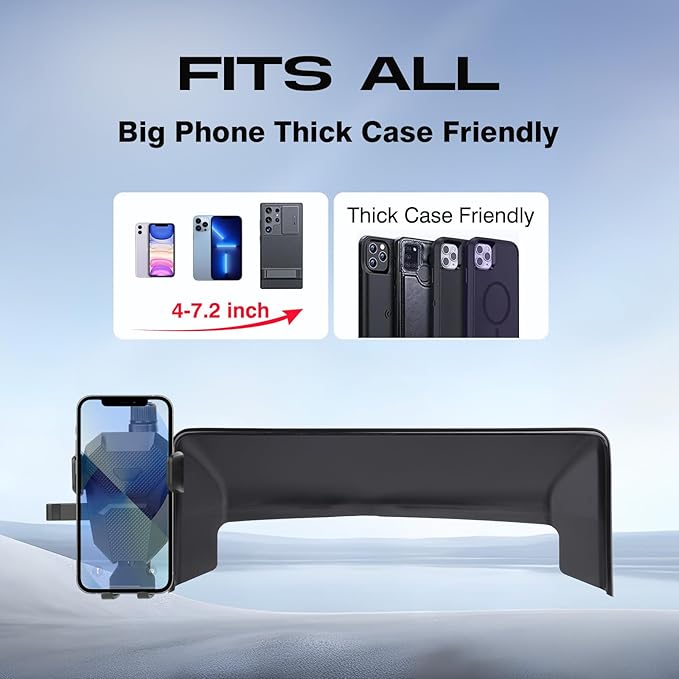 Car Phone Holder for Honda Accord 2018-2022 Accessories,Adjustable GPS Accord Phone Mount for 8-inch Screen,Hands-Free Ultra Stable Phone Stand for All Phones