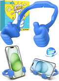 Stocking Stuffers for Teens Boys Men: Cell Phone Stand Flexible Thumbs Up Lazy Cellphone Holder for Desk Hand Funny Christmas Ideas Gifts for Women Adults Husband Him Kids Dad Cool Stuff Gadgets
