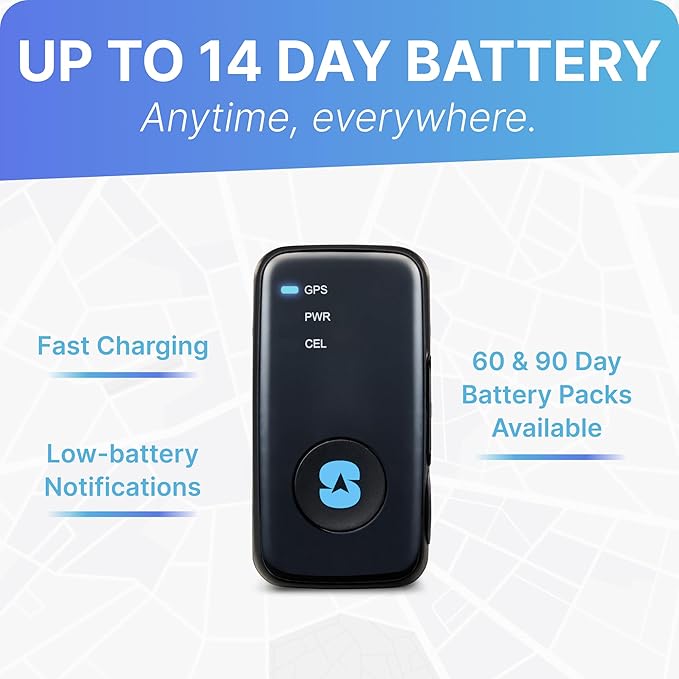 Spytec Atlas GPS Tracker for Vehicles & Kids | Up to 14-Day Battery Life | Waterproof Magnetic Case, Geofencing, Portable Real Time Mini GPS Car Tracker w/Lifetime Support | Subscription Required