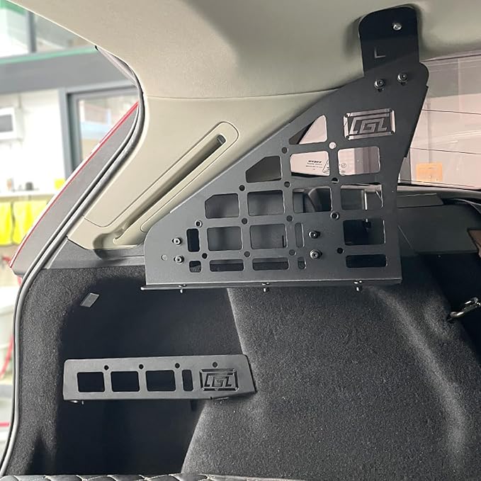 HIGH FLYING Car Accessories for Volvo XC60 2018-2025 Modular System Molle Panels Storage Trunk Shelf Luggage Storage Carrier Trunk Organizer Aluminum Alloy (Side Panels)