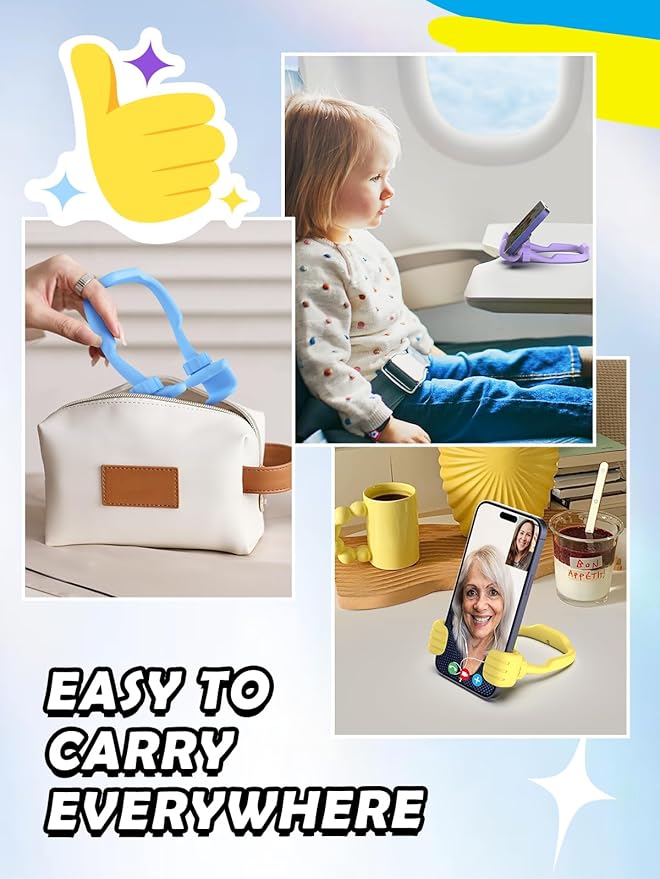 Valentines Day Gifts for Teens Girls Kids Boys: Gifts for Men Women Thumbs Up Lazy Cellphone Holder for Desk Funny Gifts for Her Adults Teenager Mom Husband Friends Stuff Who Have Everything Ideas