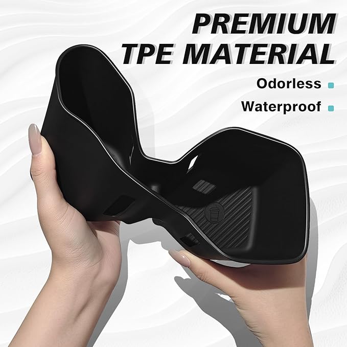 BestEvMod Center Console Rear Cup Holder Compatible with 2024 2025 2026 Kia EV9 Accessories Middle Console Rear Drink Stopper Non-Slip TPE Rubber Organizer Drink Cup Holder