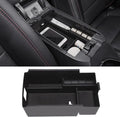 Center Console Organizer Armrest Tray Insert for Chevy Equinox 2018-2024, Accessories for 2018-2024 Equinox Center Console Tray Storage Box, ABS Plastic, Black