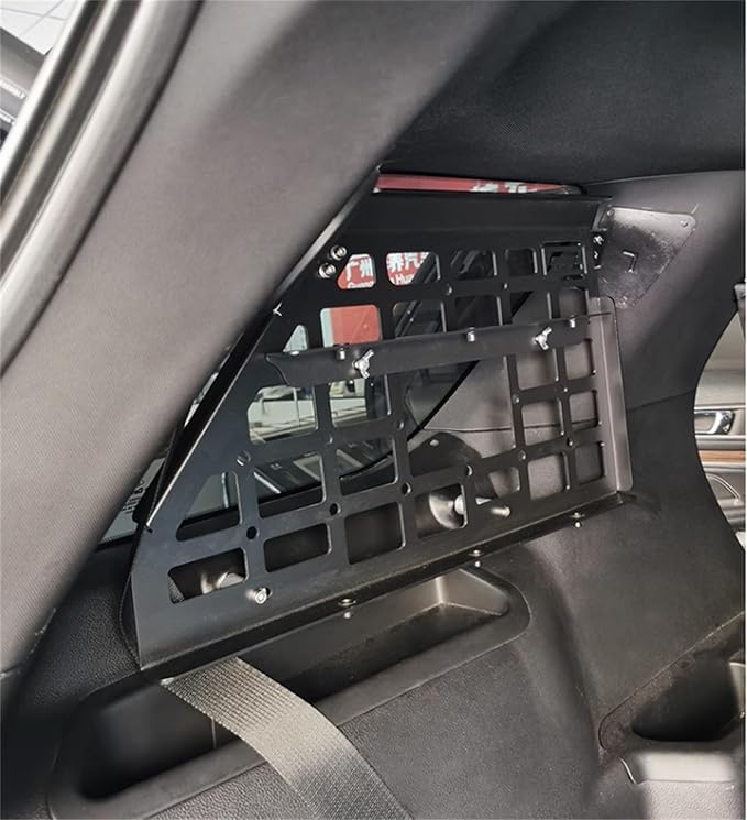 2011-2019 for Ford Explorer Car Side Window Shelf Rear Trunk Storage Panel Debris Rack Molle Panel 1Set