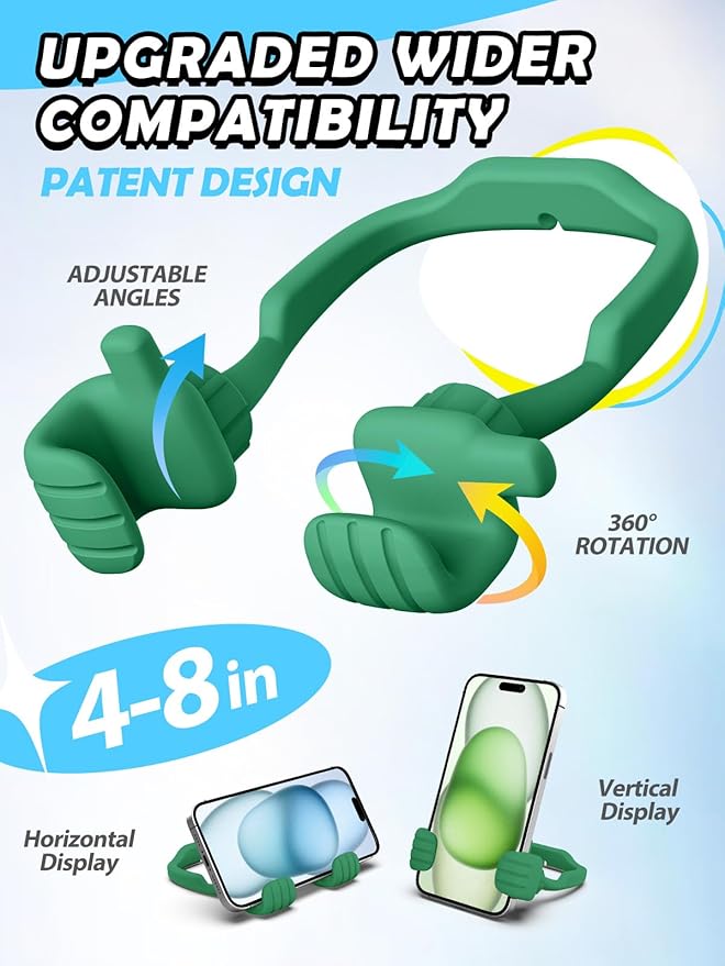 Valentines Day Gifts for Teens Boys Girls Cell Phone Holder: Mens Gifts for Women Adults Thumbs Up Phone Stand Gifts for Kids Teenager Husband Wife Dad Mom Cool Gadgets Ideas Birthday Gift