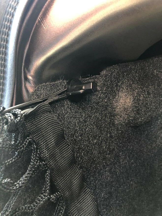 Trunk Organizer Cargo Net for Dodge Challenger 2008-2023 - Envelope Style Cargo Net for Coupe - Premium Mesh Car Trunk Organizer Vehicle Carrier Storage – Compatible with Challenger