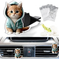 Cute Car Air Freshener Clips Cat Car Vent Clip Cat Cars Scents Cologne Air Conditioner Clip Auto Vent Interior Decoration Cars Accessories Cats Loves Gifts for Men Women