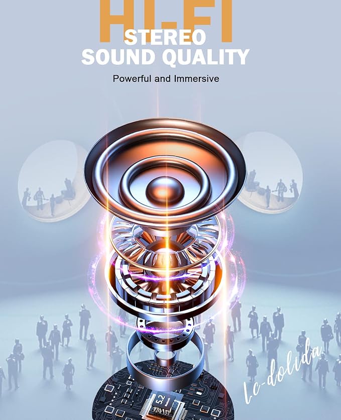 LC-dolida Sleep Headphones Headband Bluetooth 5.4, Headband Earphones Wireless with USB C Charge Port, Sleep Mask for Sleeping, Sports, Gifts, Workout, Jogging, Yoga, Insomnia, Air Travel, Meditation