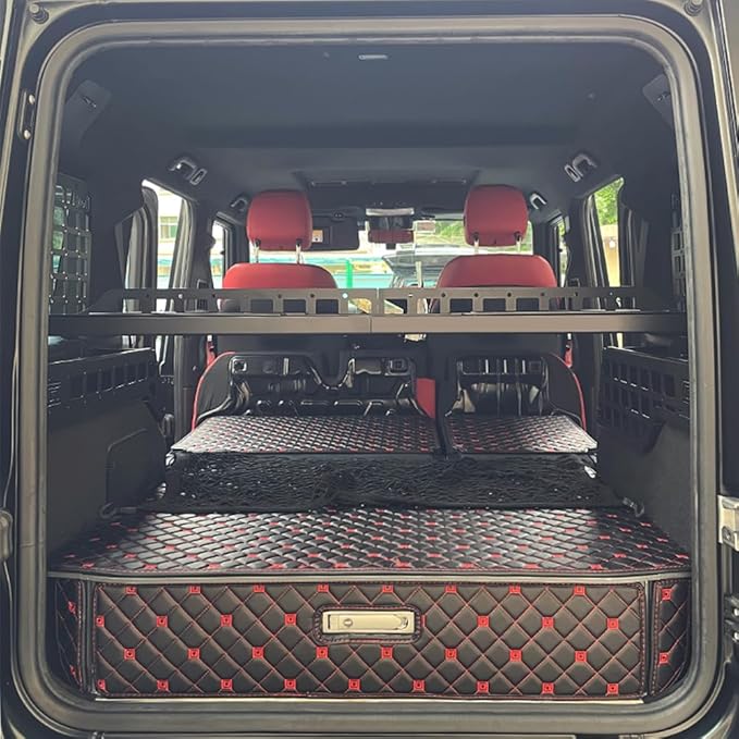 HIGH FLYING 2019-2024 for Mercedes-Benz G-Class G500 G63 G350 Car Accessories Modular Storage System Trunk Shelf Rear Window Molle Panels Trunk Storage Kit Organizer