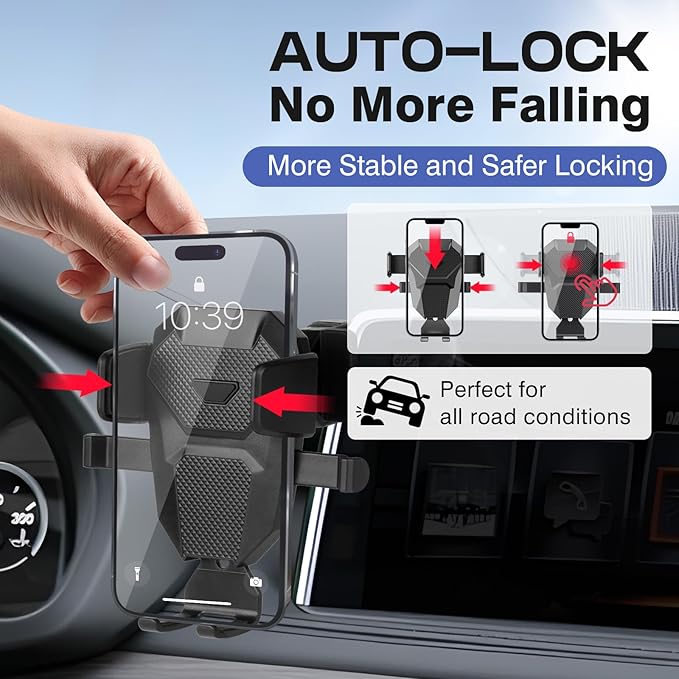 Car Phone Holder for BMW X1 X2 2019-2021/X5 2014-2018/X6 2015-2019 Accessories,Adjustable Phone Mount for 10.2-inch Screen,Hands-Free Ultra Stable Phone Stand for All Phones