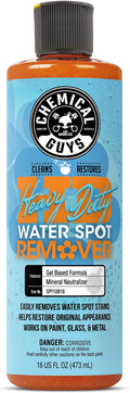 Chemical Guys Heavy Duty Water Spot Remover Gel for Paint, Glass, and Metal - Mineral and Water Spot Remover for Cars, Trucks, Motorcycles, RVs & More - 16 oz
