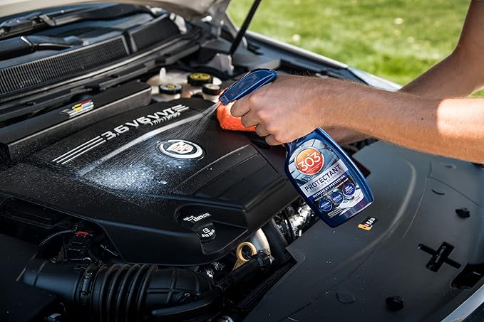 303 Products Automotive Protectant Spray - Helps Prevent Fading & Cracking, Repels Dust, Lint & Staining, Superior UV Protection & Restores Lost Color, Exterior & Interior Car Cleaning Supplies 16oz