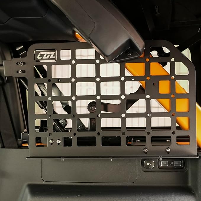 HIGH FLYING for Ford Bronco 4dr 2021 2022 2023 2024 Car Accessories Modular Storage Molle Panel Shelf Luggage Carrier Trunk Organizer Aluminum Alloy A Set (Side Panel)