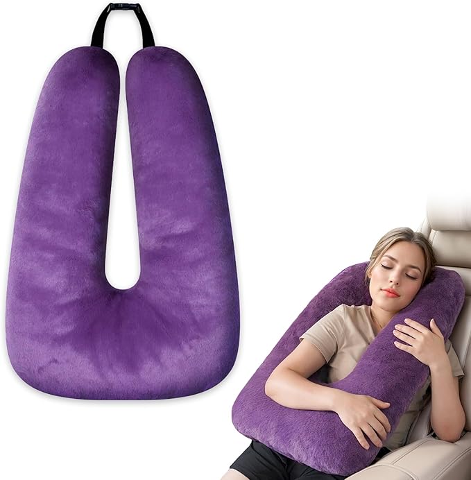 Travel Pillows for Car Back Seat U Shaped Travel Pillow Cushion Car Pillow for Family Sleeping Airplane Adults and Children Head Neck and Body Support Long Distance Journey Accessories