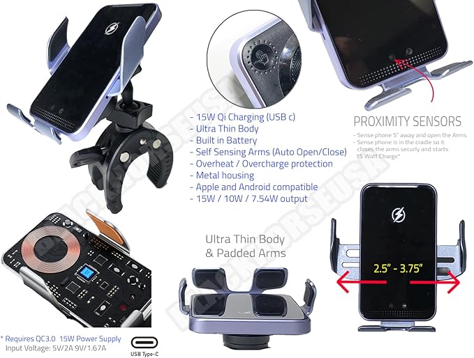 Phone Mount Holder Compatible with Hyundai Sonata Dashboard (2020-2026) Center Console | Compatible with Magsafe, Wireless Charging, Magnetic and clamp on Style attachments