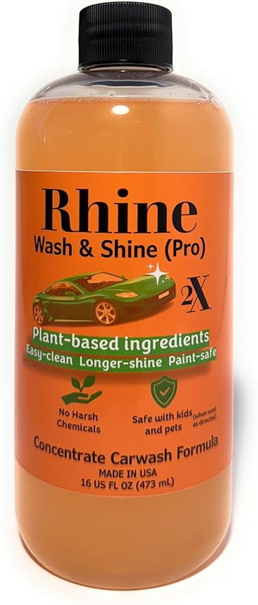 Plant-based Eco-friendly Car Wash Soap, Non-Toxic, High-Foam, Concentrated Premium Car cleaning soap