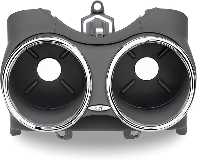 WEILEITE Replacement Chrome Car Cup Holder Compatible with Mercedes Benz W219 C219 CLS500 CLS63 AMG CLS55 AMG CLS63 CLS500 2006-2011 Replace 2196800414(Gray)