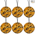 Join The Club 6-Pack Tiger Stripes Air Freshener with Natural Essential Oils for Aromatherapy - The Gentlemen's Choice - Luxurious Scent - Ideal for Car Accessories & Small Spaces