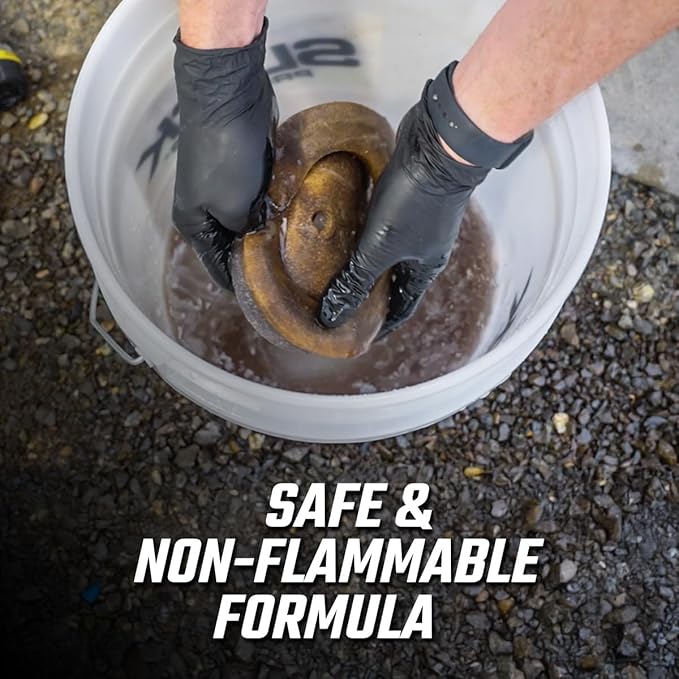 Slick Products Quick Rinse Air Filter Cleaner – Professional Strength, Non-Flammable Foam & Fabric Cleaner, Removes Oil, Grease & Dirt, Fresh Scent, Easy Rinse – 32 oz