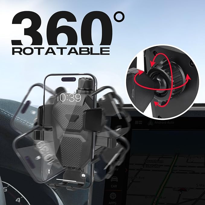 Car Phone Holder for 2022-2025 BMW X3/X4 Accessories,Adjustable GPS X3 Phone Mount ONLY for 12.3-inch Screen,Hands-Free Ultra Stable X4 Air Vent Phone Stand