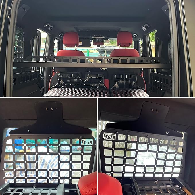 HIGH FLYING 2019-2024 for Mercedes-Benz G-Class G500 G63 G350 Car Accessories Modular Storage System Trunk Shelf Rear Window Molle Panels Trunk Storage Kit Organizer