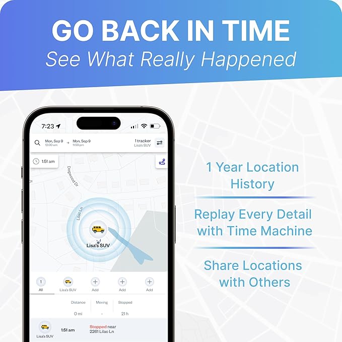 Spytec Atlas GPS Tracker for Vehicles & Kids | Up to 14-Day Battery Life | Waterproof Magnetic Case, Geofencing, Portable Real Time Mini GPS Car Tracker w/Lifetime Support | Subscription Required