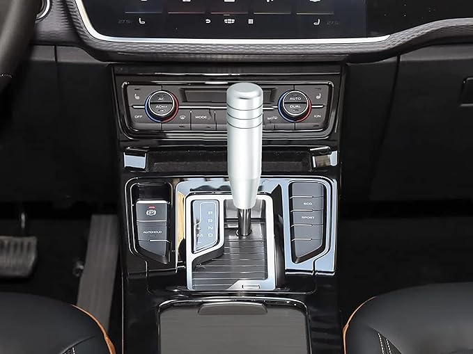 Lunsom 5" Weighted Gear Shift Knob, Aluminum Alloy Shifting Head Handle Long Gear Lever Shifter Knob Fit Most Manual Transmission Vehicles