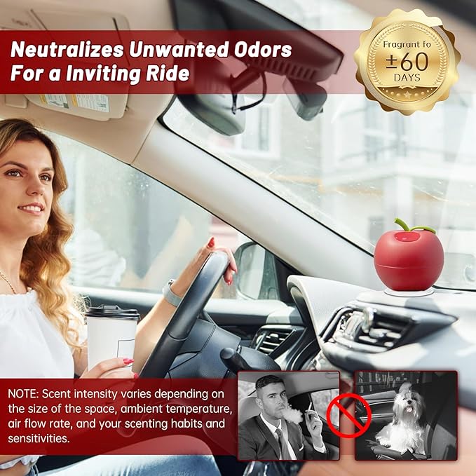 Car Air Freshener,Car Scent,Automotive Air Fresheners,Car Odor Eliminator,for Cars, Boats, RVs, Office,Bathrooms,Holiday Gifts for Family and Friends,Natural Fragrance Parfum for Men and Women