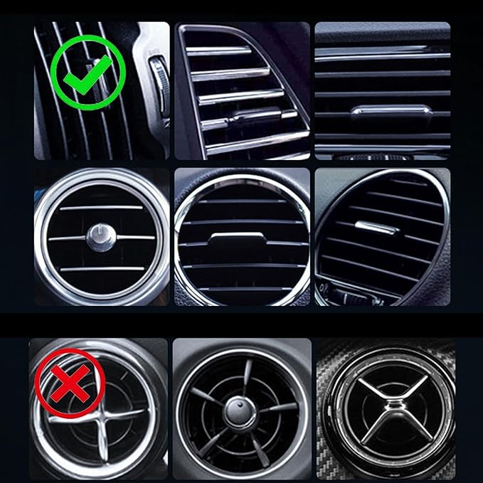 for iPhone Fits MagSafe Car Mount - Magnetic Mag Safe Phone Holder Car Accessories,Dashboard Vent Car Mount for iPhone 16 15 14 13 12 Pro Max Plus,Samsung Galaxy Moto,Gifts for Men Women (Black)