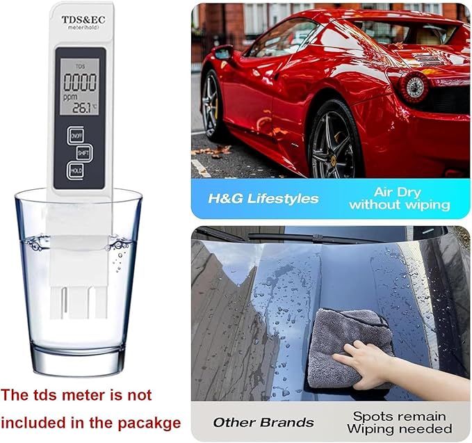 H&G lifestyles 4.5 x 20 Deionization Filter,Water Deionizer for Car Washing, Spotless System DI Water Mixed Bed Resin Refill Replacement 0 TDS Deionized Water Filter 500 Gallons