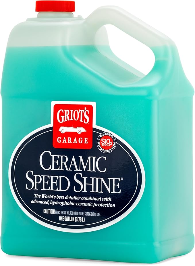 Griot's Garage Ceramic Speed Shine Detail Spray for Car Detailing, Provides a High-Gloss Finish and Extends Life of Coatings, 10986, One Gallon